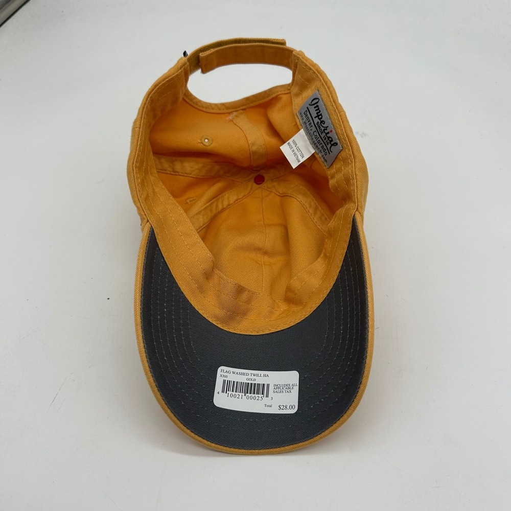 Bethpage Black U.S Open Mens Golf Hats OSFA Yellow Adjustable Strap Imperial NEW